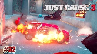 Just Cause 3 прохождение  БЕЗУМНЫЙ РИКО (ЛУЧШИЕ МОМЕНТЫ) (32 серия)