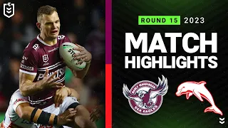 NRL 2023 | Manly-Warringah Sea Eagles v Dolphins | Match Highlights