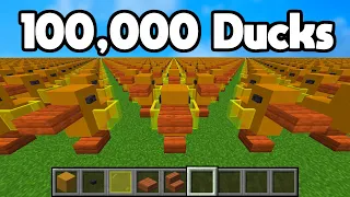 Why I Built 100,000 Ducks in Minecraft