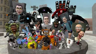 I Created The MEGA ULTIMATE Animatronic Boneworks SKIBIDI TOILET FNAF SECURITY BREACH In Garrys Mod?