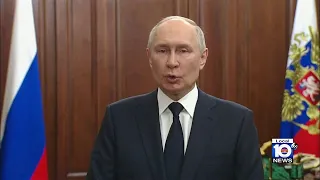 Putin makes first public remarks following attempted 'rebellion'