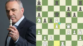 Garry kasparov's immortal match !!