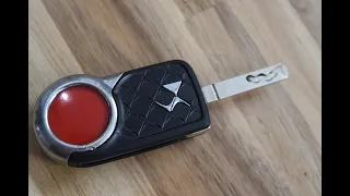 Citroen DS3 key fob battery replacement - EASY DIY