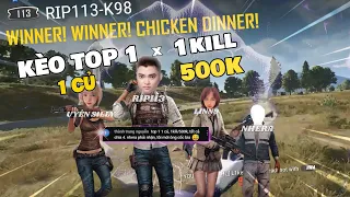 Kèo căng nhất lịch sử PUBG, 1 trận 13.500.000 VNĐ l Phần 1