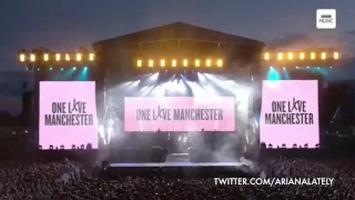 Ariana Grande -one last time (live - #oneloveManchester) 2017