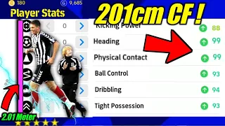 201CM HEIGHT! 99 HEADING! 90 PHYSICAL CONTACT! TALLEST CF EVER (32,000 GP) | eFootball 2023 Mobile