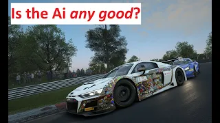 Racing in GT3 cars against the AI in ACC (Assetto Corsa Competizione)