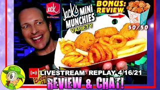 Jack In The Box® MINI MUNCHIES VARIETY Review 😋🧀🍟 Livestream Replay 4.16.21 | Peep THIS Out! 🕵️‍♂️
