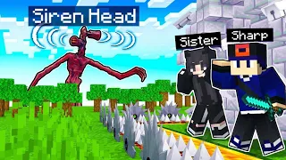 SIREN HEAD VS The Most Secure Bunker In Minecraft!