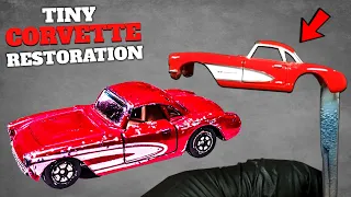 '57 Corvette - Yatming Diecast Car Restoration