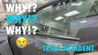 Our Worst Nightmare Happened - Tesla Model 3 Accident