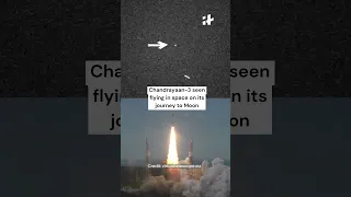 Chandrayaan-3 Seen Flying in Space On Its Journey to Moon | ISRO