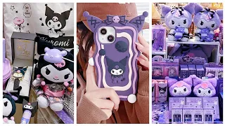 Kuromi Shopping haul 🛍️Sanrio Crafts🎁 Kawaii Unboxing    #cindyasmr