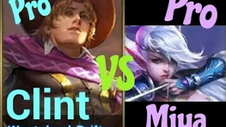 Mobile legends-Pro Clint VS Pro Miya! WHO WILL WIN?!