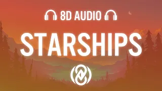 Starships - EQRIC & Britt Lari & Level 8 | 8D Audio 🎧