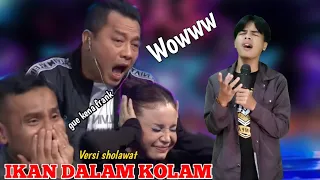 Awalnya Di Ketawain ! Sholawat versi Ikan dalam kolam juri kena frank sampai Terharu - Got Talent