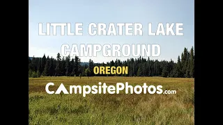 Little Crater Lake Campground, Mount Hood National Forest, Oregon Campsite Photos