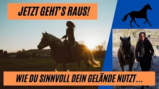 Weg vom Reitplatz! Wie du dein Pferd auch im Gelände sinnvoll arbeitest. Mit Trainingstipps und All