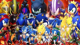 Sonic Forces All 21 Sonic the Hedgehog Runners Battle Mobile Gameplay