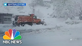 California hit with historic winter weather
