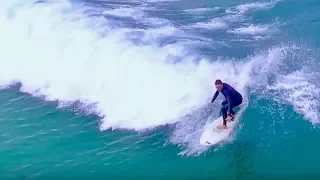 Surfing Perranporth Cornwall