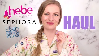 HAUL KOSMETYCZNY HEBE SEPHORA LANCOME RARE BEAUTY ZALANDO BATH&BODY WORKS  🙃 KWIECIEŃ 2023