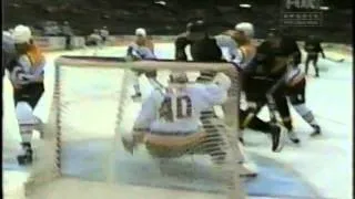 1996-97: Penguins vs. Canucks (02/04/1997) (Lalime with a wonderful save)