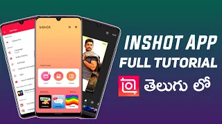 Inshot Full Tutorial In Telugu | Inshot Video Editor | How To Use Inshot