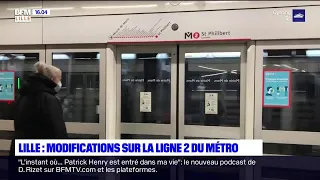 Dès lundi, la ligne 2 du métro lillois renforcée