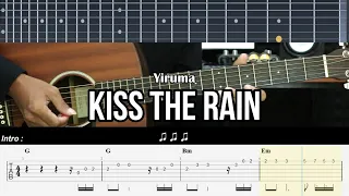 Kiss The Rain - Yiruma | EASY Guitar Lessons TAB - Guitar Tutorial