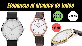 7 alternativas ECONÓMICAS para tu reloj FORMAL por menos de 200 dólares (TISSOT, TIMEX, CASIO, etc)