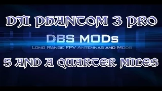 DJI Phantom 3 Pro World Record 5.25MILES !!! Long range FPV flight.