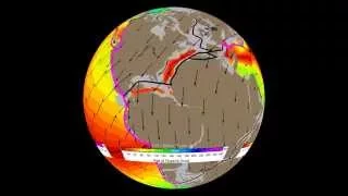 Plate Movement - 200 Million Years Ago to Today