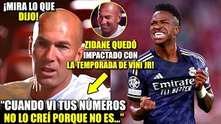 🚨 ¡VAYA! ¡Mira cómo REACCIONÓ ZIDANE A LA INCREÍBLE TEMPORADA DE VINI JR!