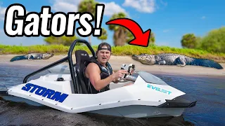 Jet Ski in Gator Infested Water!