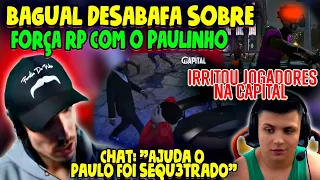 Bagual desabafa😱após o Chat Fica forçando ele fazer rp com o Paulinho + Irritando Jogadores GTA RP