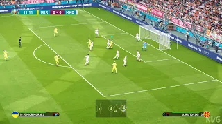 eFootball PES 2021 - Ukraine vs North Macedonia - UEFA EURO 2020 Gameplay (PS5 UHD) [4K60FPS]