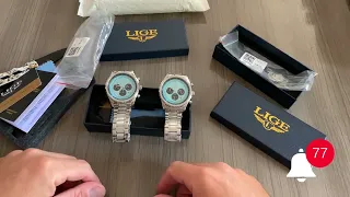 Unboxing lançamento do Elegante Relógio de Luxo LIGE 8989 Que Marcará seu Estilo!