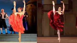 Kitri Act. 1 | Don Quixote: Osipova - Nunez (Split Screen)