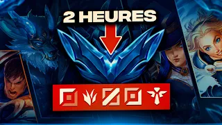 MONTER DIAMANT en SEULEMENT 2 HEURES EN SAISON 14 (TOUS LES RÔLES)!!