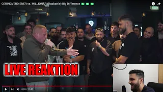 GERINGVERDIENER vs. MILLIONÄR (Rapbattle) LIVE REAKTION SaynenTV