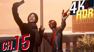 Spider-Man: Miles Morales [4K/60fps HDR] (100%, Spectacular, Platinum) Walkthrough 15 - Selfie