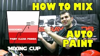 How to mix auto paint