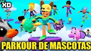 PARKOUR DE MASCOTAS CON MIS SUSCRIPTORES en PK XD *NUEVA ACTUALIZACION* 🐸 SIMBA