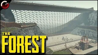 MOST SECURE BRIDGE BASE! The Ultimate Quarantine Camp | The Forest Gameplay