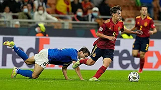 When 17 Year Old Gavi Owned Italy's Midfield | Spain Debut