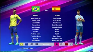 PES 2013  - Friendly Match - Brazil vs Spain