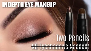 Beginners Eye Makeup Tutorial Using One Matte and One Metallic | How To Apply Eyeliner