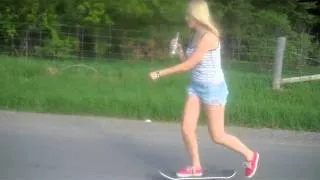 girls skateboarding
