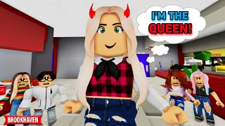 I'M THE ONLY MEANEST GIRL IN MY SCHOOL!! || ROBLOX BROOKHAVEN 🏡RP || CoxoSparkle2